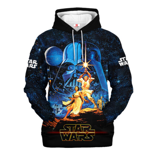 Star Wars Classic Galaxy Blue Gift For Fans Hoodie Shirt