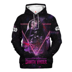 Star Wars Darth Vader Galaxy Purple Gift For Fans Hoodie Shirt