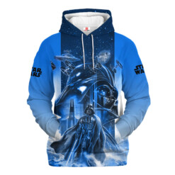 Star Wars Darth Vader Blue Galaxy Gift For Fans Hoodie Shirt