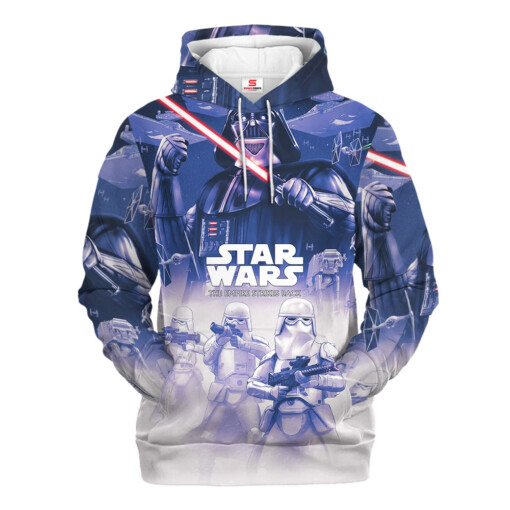 Star Wars The Empire Strikes Back White Purple Gift For Fans Hoodie Shirt