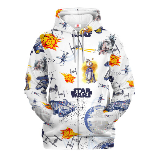 Star wars Pattern Galaxy Gift For Fans Hoodie Shirt