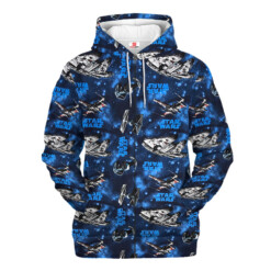 Star Wars Pattern Blue 2 Gift For Fans Hoodie Shirt - Dream Art Europa