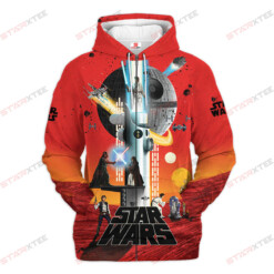 Star Wars Red Black Gift For Fans Hoodie Shirt - Dream Art Europa