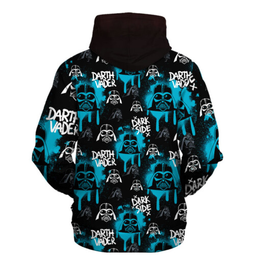 Star Wars Darth Vader Pattern Blue Gift For Fans Hoodie Shirt
