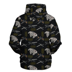 Star Wars Pattern Black Gift For Fans Hoodie Shirt - Dream Art Europa