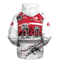 Star Wars Black White Red Gift For Fans Hoodie Shirt - Dream Art Europa