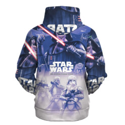 Star Wars The Empire Strikes Back White Purple Gift For Fans Hoodie Shirt - Dream Art Europa