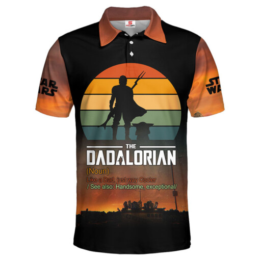 Star Wars To The Best Dad In The Galaxy Father's Day Gift For Fans Polo Shirt