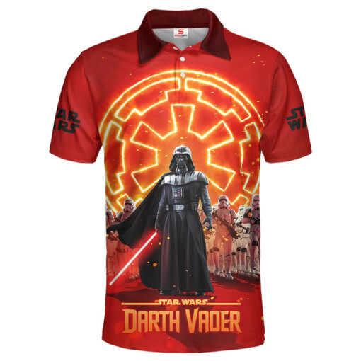 Star Wars Darth Vader Fire Gift For Fans Polo Shirt