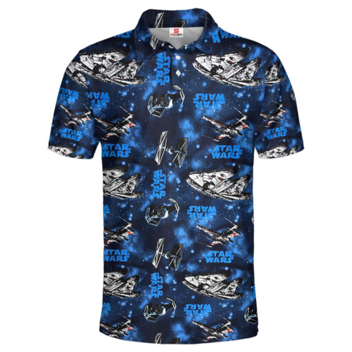 Star Wars Pattern Blue 2 Gift For Fans Polo Shirt