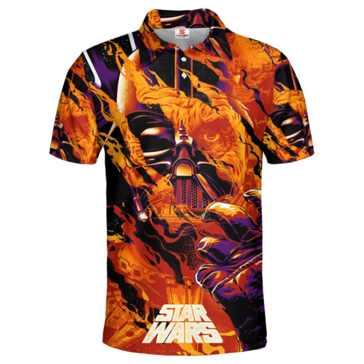 Star Wars Darth Vader Fire Gift For Fans Polo Shirt