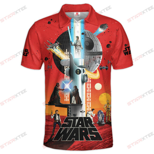 Star Wars Red Black Gift For Fans Polo Shirt