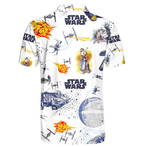 Star wars Pattern Galaxy Gift For Fans Polo Shirt