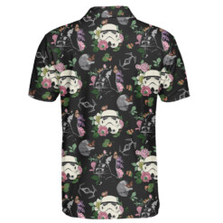 Star wars Pattern Flower Galaxy Gift For Fans Polo Shirt - Dream Art Europa