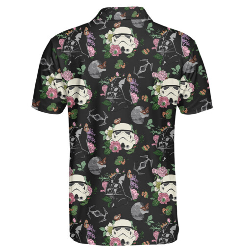Star wars Pattern Flower Galaxy Gift For Fans Polo Shirt