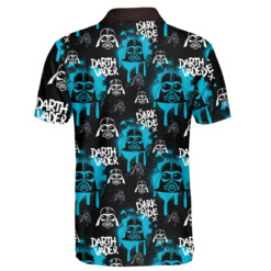 Star Wars Darth Vader Pattern Blue Gift For Fans Polo Shirt - Dream Art Europa