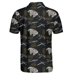 Star Wars Pattern Black Gift For Fans Polo Shirt - Dream Art Europa