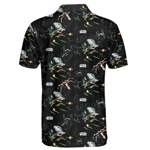 Star Wars Galaxy Pattern Black Gift For Fans Polo Shirt