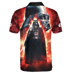 Star Wars Darth Vader Fire Gift For Fans Polo Shirt - Dream Art Europa