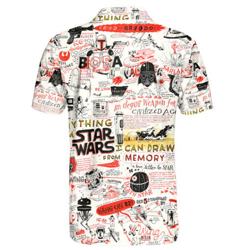 Star Wars I Can Draw From Memory Gift For Fans Polo Shirt