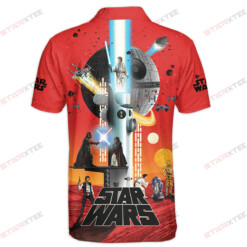 Star Wars Red Black Gift For Fans Polo Shirt - Dream Art Europa