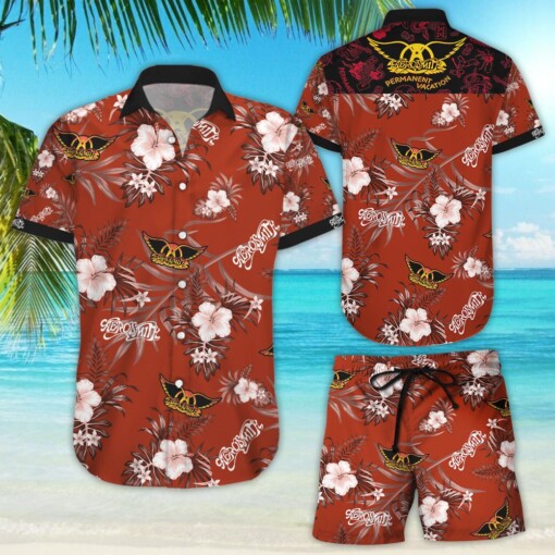 Aerosmith hawaiian shirt - HAWD48594103