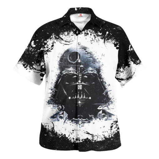 Star Wars Darth Vader Black & White Gift For Fans Hawaiian Shirt