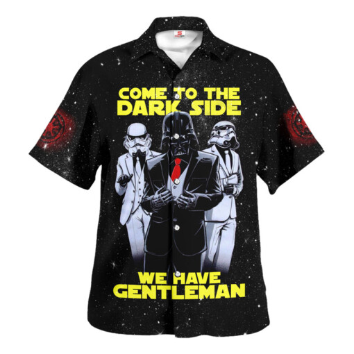 Come To The Dark Side We Have Gentleman Star Wars Darth Vader Gift For Fans Hawaiian Shirt