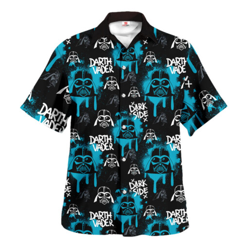 Star Wars Darth Vader Pattern Blue Gift For Fans Hawaiian Shirt