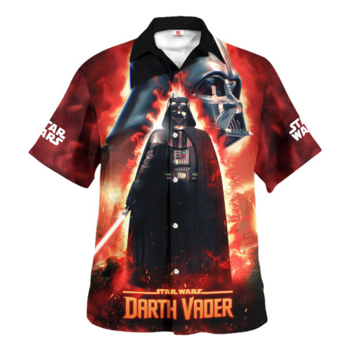 Star Wars Darth Vader Fire  Gift For Fans Hawaiian Shirt