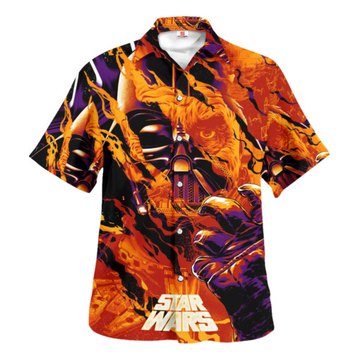 Star Wars Darth Vader Fire Gift For Fans Hawaiian Shirt
