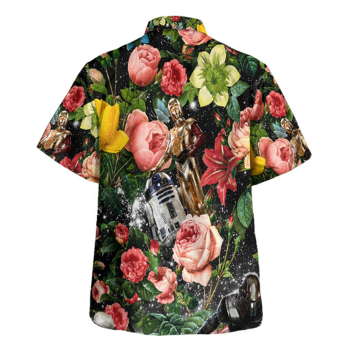 Star Wars Pattern Flower Gift For Fans Hawaiian Shirt