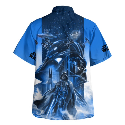 Star Wars Darth Vader Blue Galaxy Gift For Fans Hawaiian Shirt