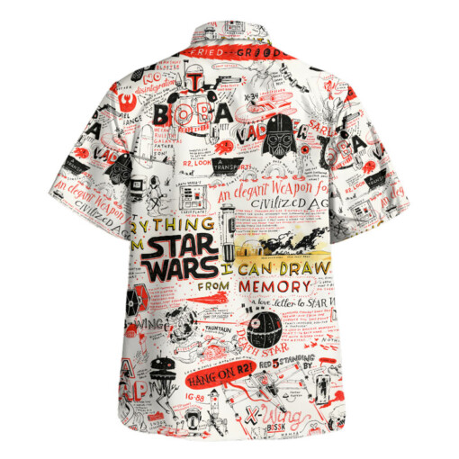 Star Wars I Can Draw From Memory Gift For Fans Hawaiian Shirt