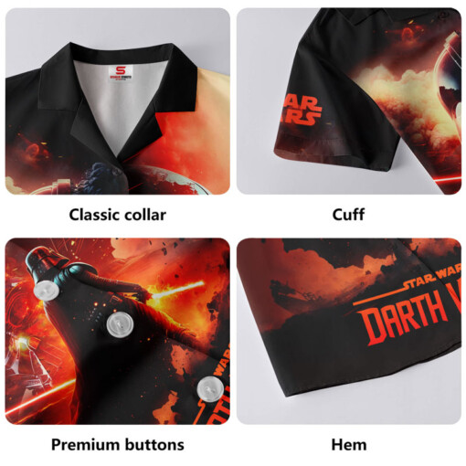 Star Wars Darth Vader Fire Gift For Fans Hawaiian Shirt