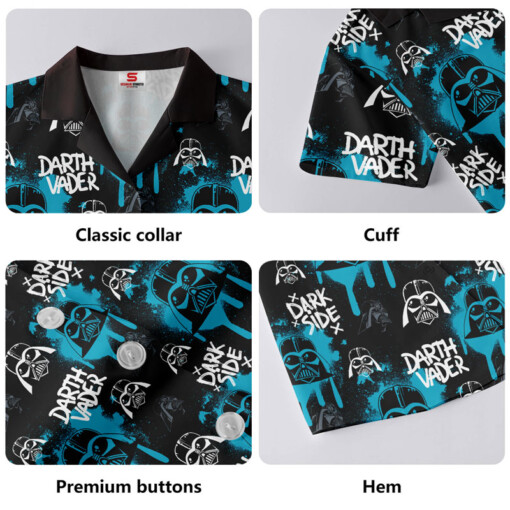 Star Wars Darth Vader Pattern Blue Gift For Fans Hawaiian Shirt