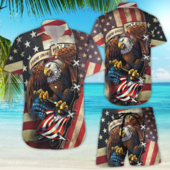 4th of july eagle  these colors - HAWD48595302