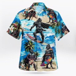 Darth Vader Star Wars Surfing Hawaiian Shirt