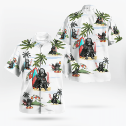 Darth Vader Summer Time Hawaiian Shirt White - Dream Art Europa