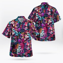 St Sw Synthwave Hawaiian Shirt - Dream Art Europa