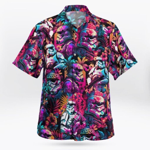 St Sw Synthwave Hawaiian Shirt