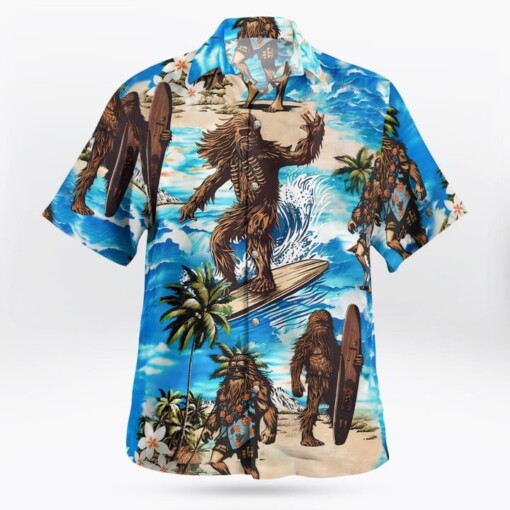 Star Wars Chewbacca Surfing Hawaiian Shirt