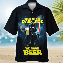 Star Wars Darth Vader Dark Side Beer Hawaiian Shirt