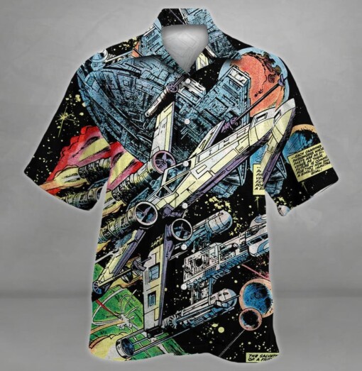 Star Wars Han Solo Spaceship Hawaiian Shirt