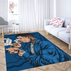 21 Savage Art Living Room Modern Carpet Rug