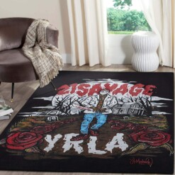 21 Savage Rapper Area Limited Edition Rug