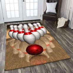 3d Effect Bowling Rectangle Limited Edition Rug