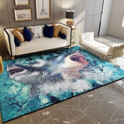 3d Shark Limited Edition Rug