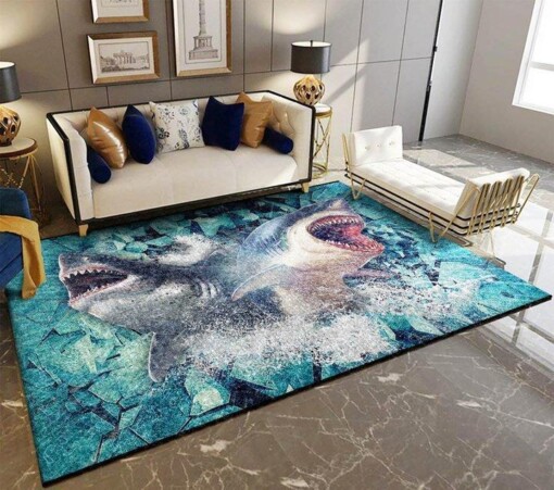 3d Shark Limited Edition Rug