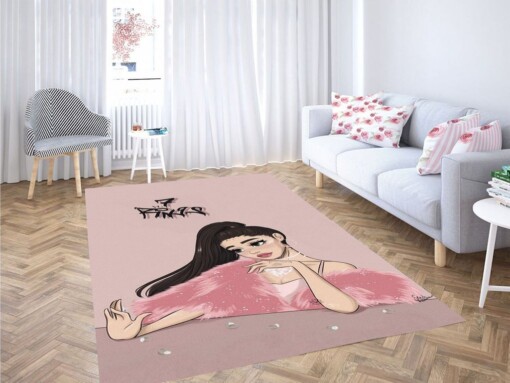 7 Rings Ariana Grande Living Room Modern Carpet Rug